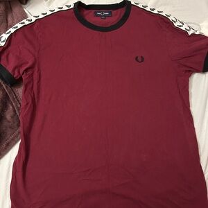 Fred Perry Maroon T-Shirt